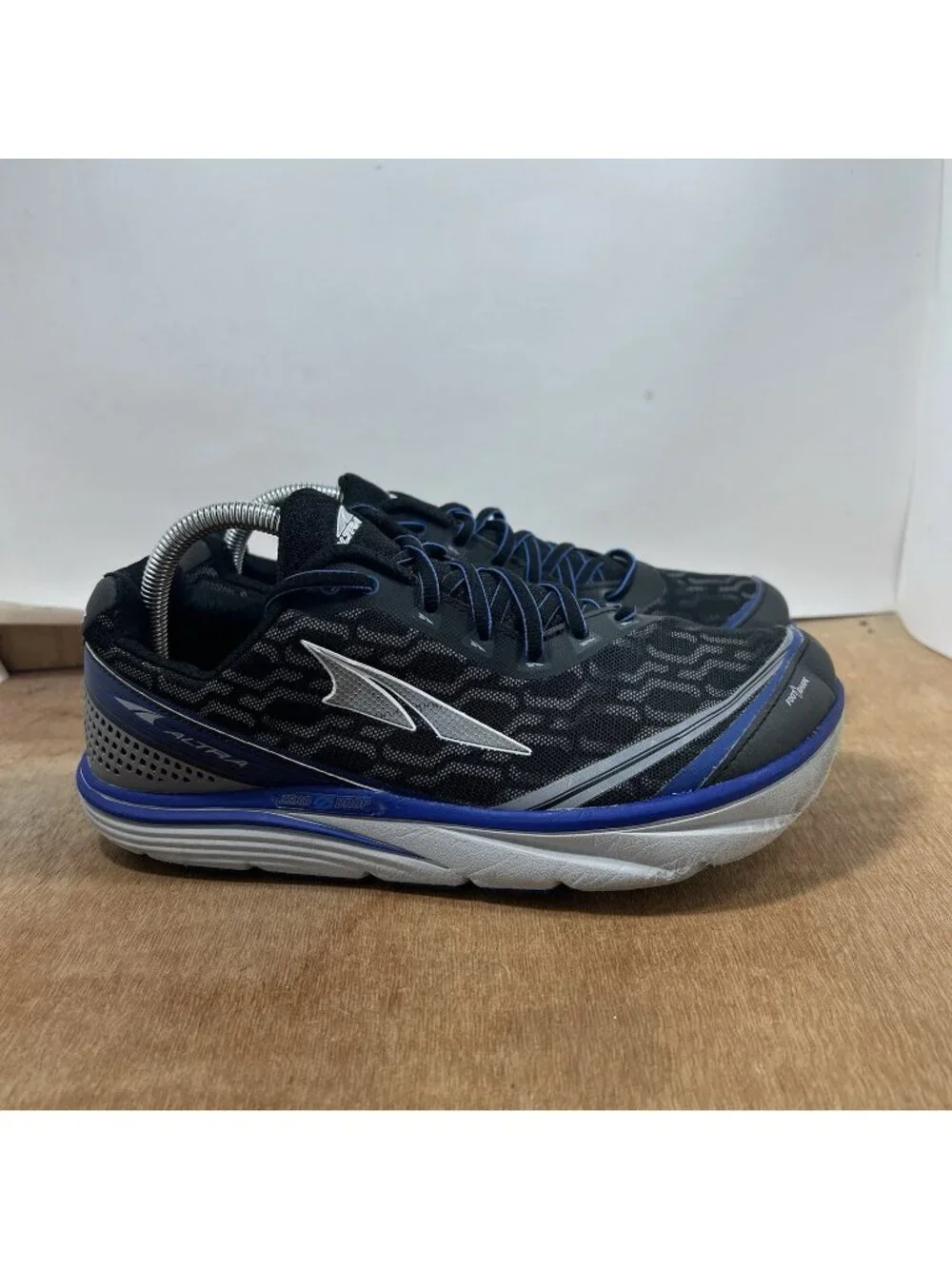 Altra Torin IQ Men's Size 9 Zero Drop Running Shoes Black Foot Shape